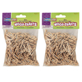 Creativity Street Mini Spring Clothespins, Natural, 1in, PK500 PAC3672-01